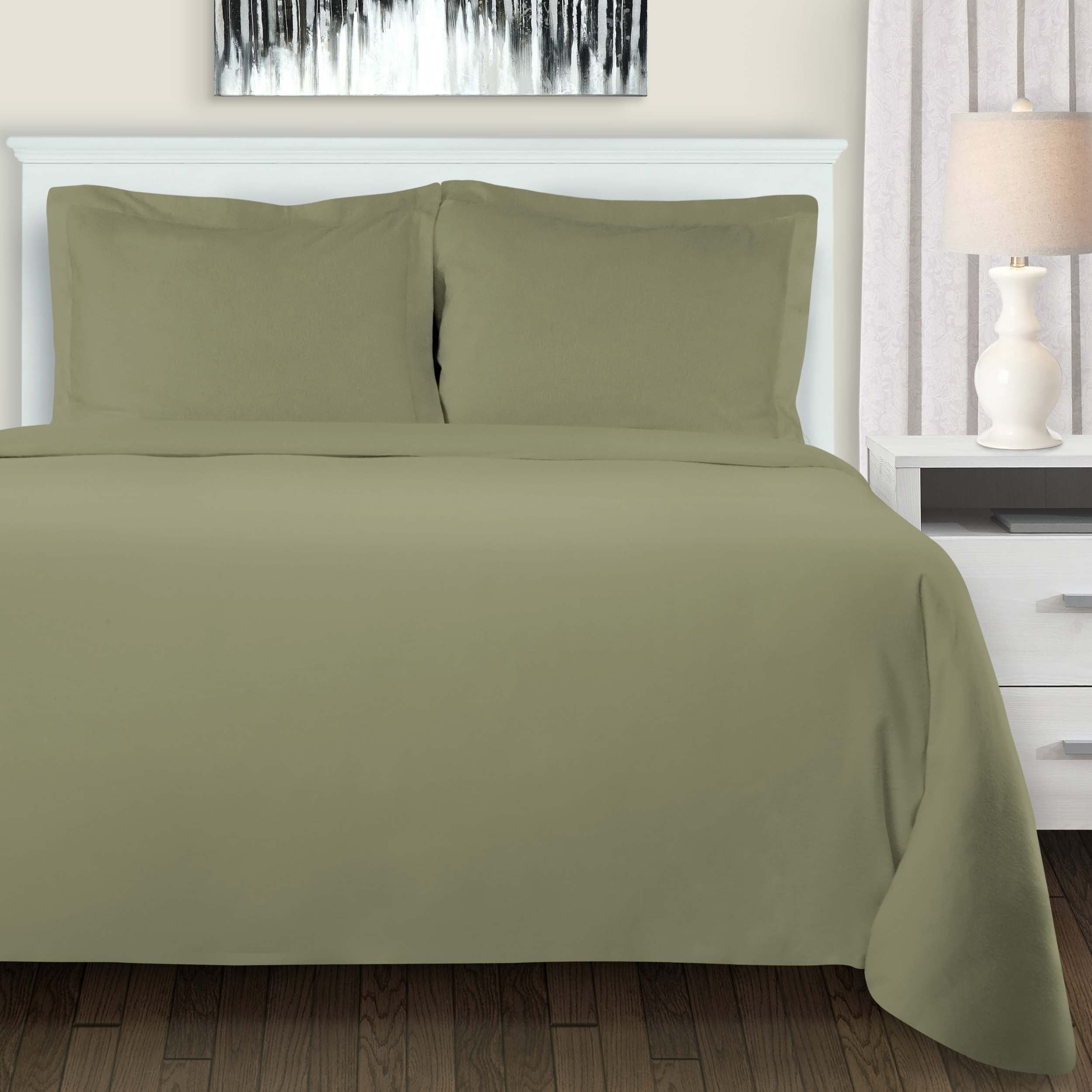 Premium 100% Cotton Flannel Duvet Cover Set - Soft & Cozy Bedding for Winter - Perfect for Master Bedroom, Guest Room & Cozy Nights