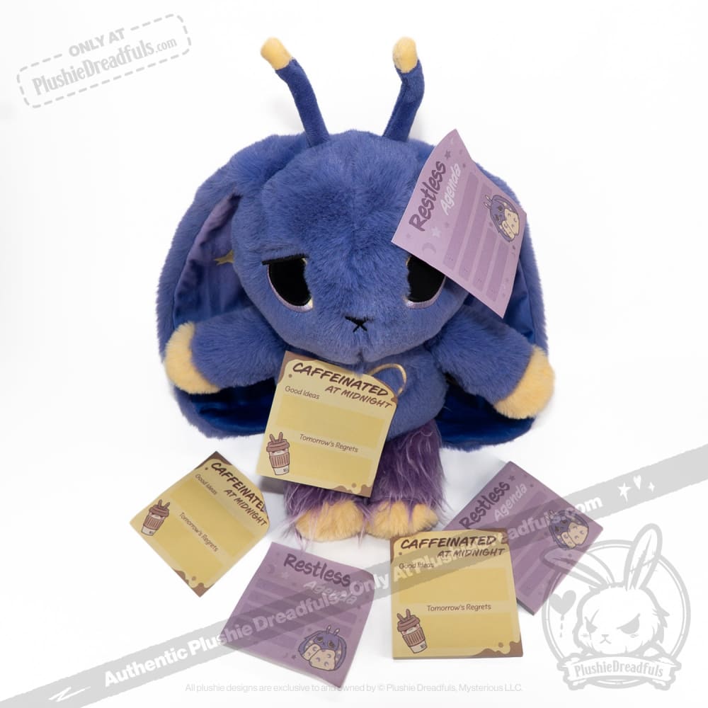 Plushie Dreadfuls Stuffed Animals - Restless Sticky Notes for Office & School - Cute Stress Relief Gifts for Anxiety & ADHD