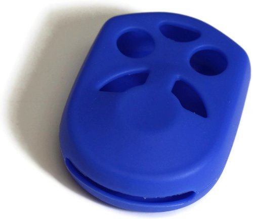 Blue Silicone Key Fob Cover Case for Ford Focus 2011-2012 - Protective Smart Remote Keychain Pouch | Durable & Anti-Scratch | Perfect for Car Keys Protection and Easy Access