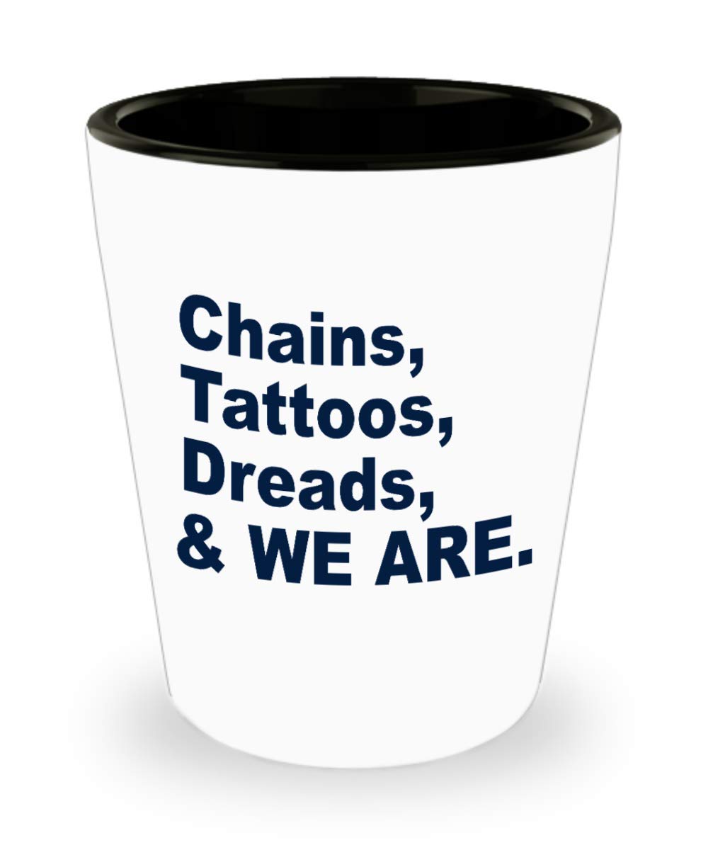 Premium Stainless Steel Shot Glasses for Tattoo & Dreadlock Enthusiasts - Perfect for Parties, Bars, and Unique Gift Giving