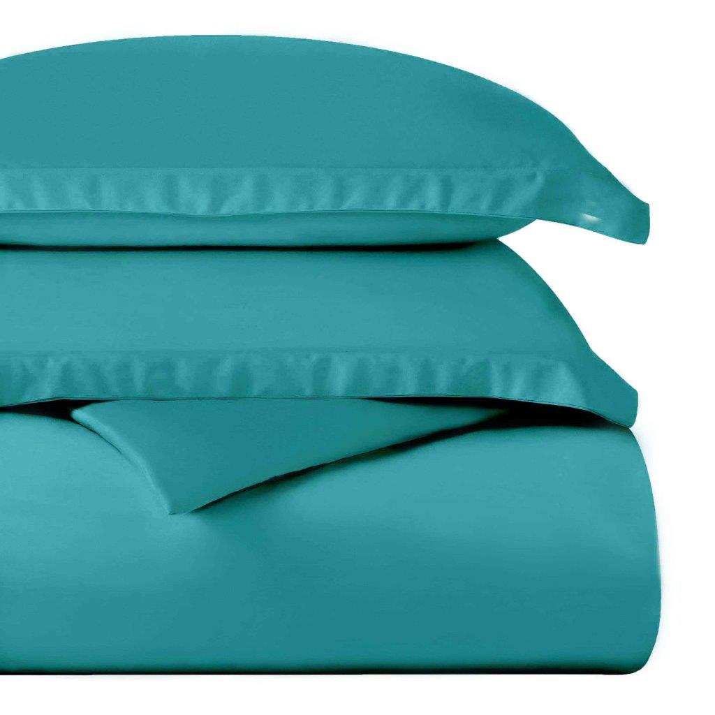 Premium Egyptian Cotton 400 Thread Count Duvet Cover Set - Ultra Soft & Breathable Bedding for Luxury Hotels & Master Bedrooms