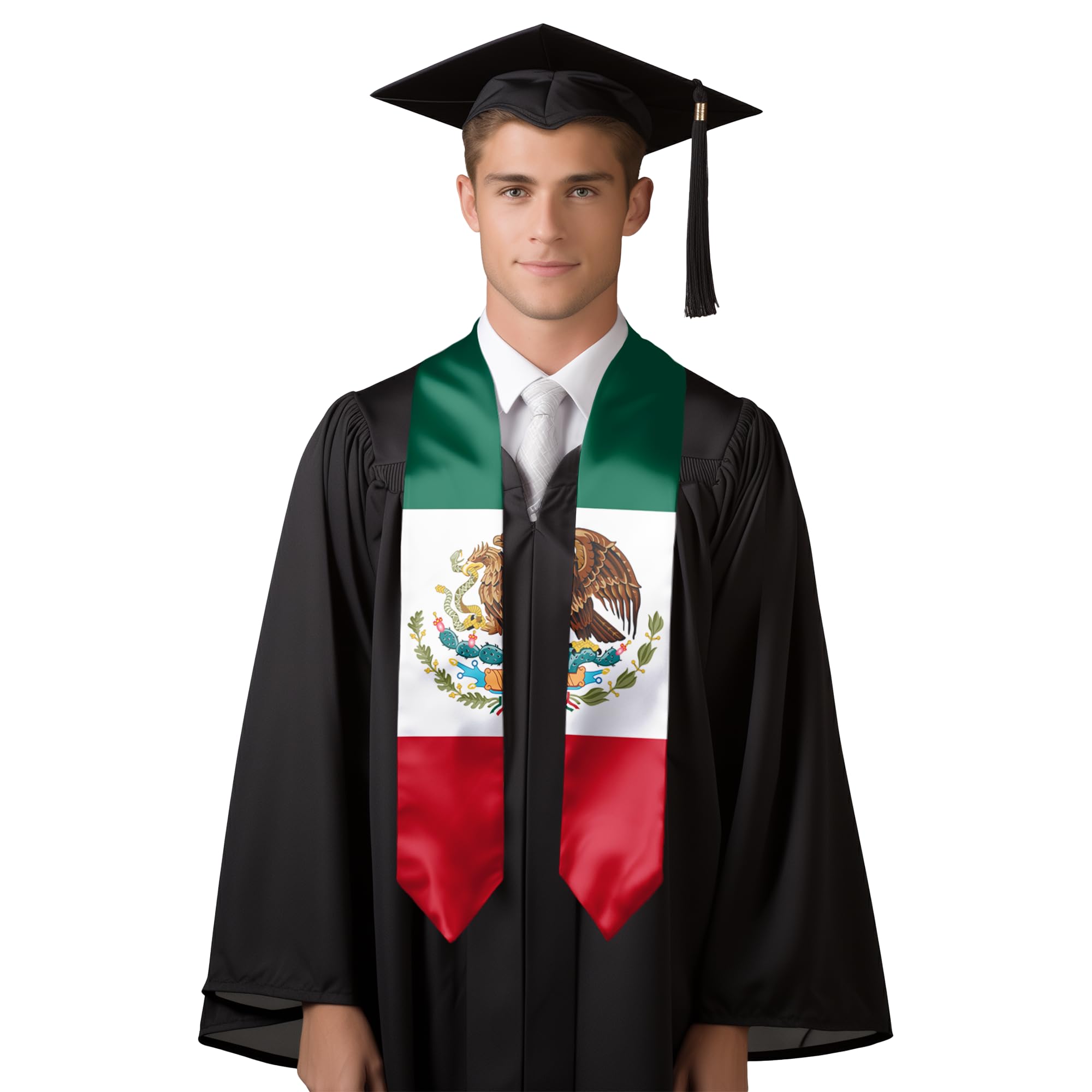 Civilos Graduation Stole - 72 Inch Unisex Honor Sash for Graduation Ceremony | Perfect for High School & College Graduates, Academic Achievements & Commencement Events