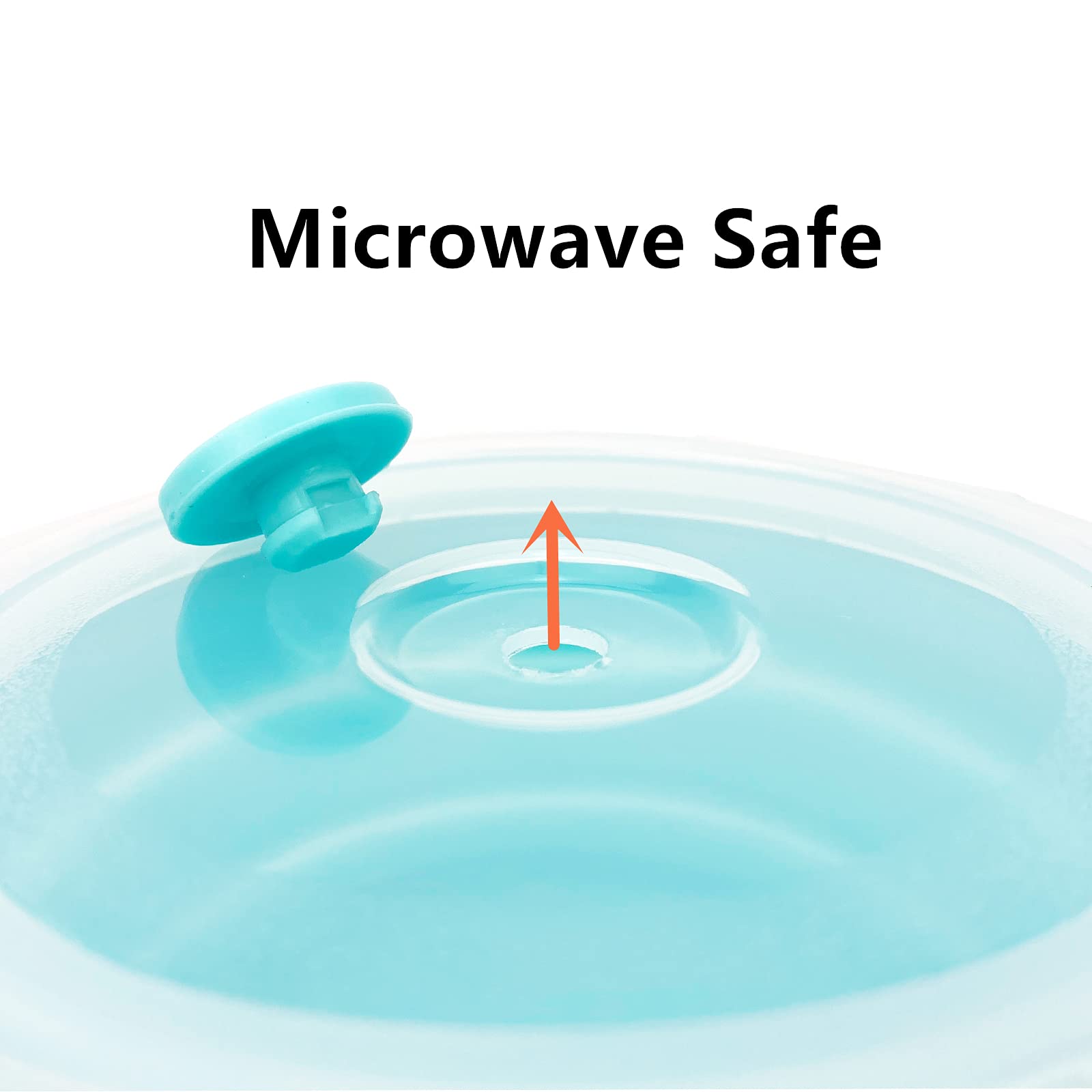 3-Piece Round Collapsible Silicone Food Storage Bowls with Lids - Microwave & Freezer Safe, Space Saving Kitchen Containers for Meal Prep, Camping & Backpacking (Blue) - Perfect for Home, Office, Travel and Outdoor Adventures