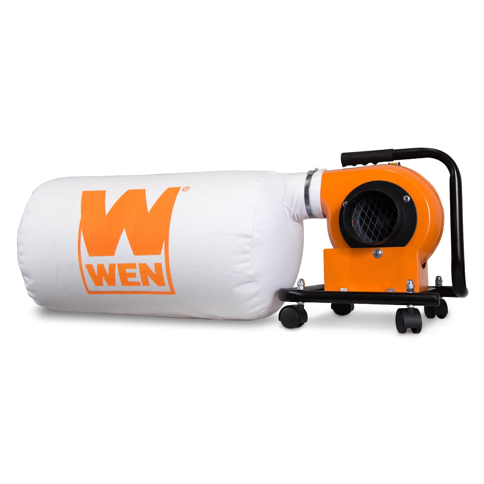 WEN R3401 5.7 Amp 660 CFM Dust Collector with 12 Gallon Bag & Wall Mount Option | Refurbished Workshop Vacuum for Woodworking, Construction & DIY Projects