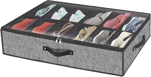 1 Shoes (12 Cells) Linen-like Black