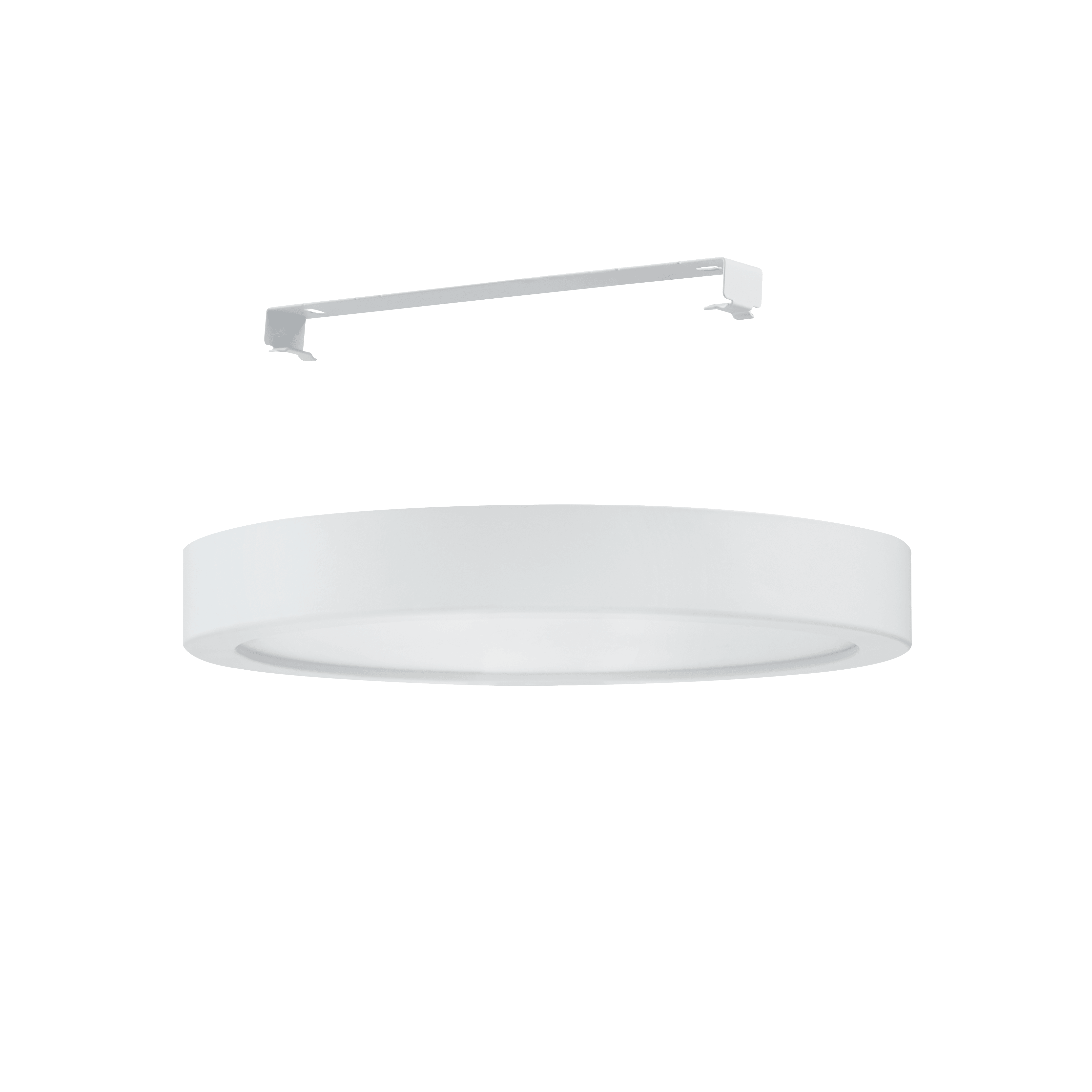 Eglo Connect Fueva Z Smart LED Ceiling Light - Round Flush Mount, Dimmable White Light, WiFi & App Control - Perfect for Bedroom, Living Room, Kitchen & Office Lighting