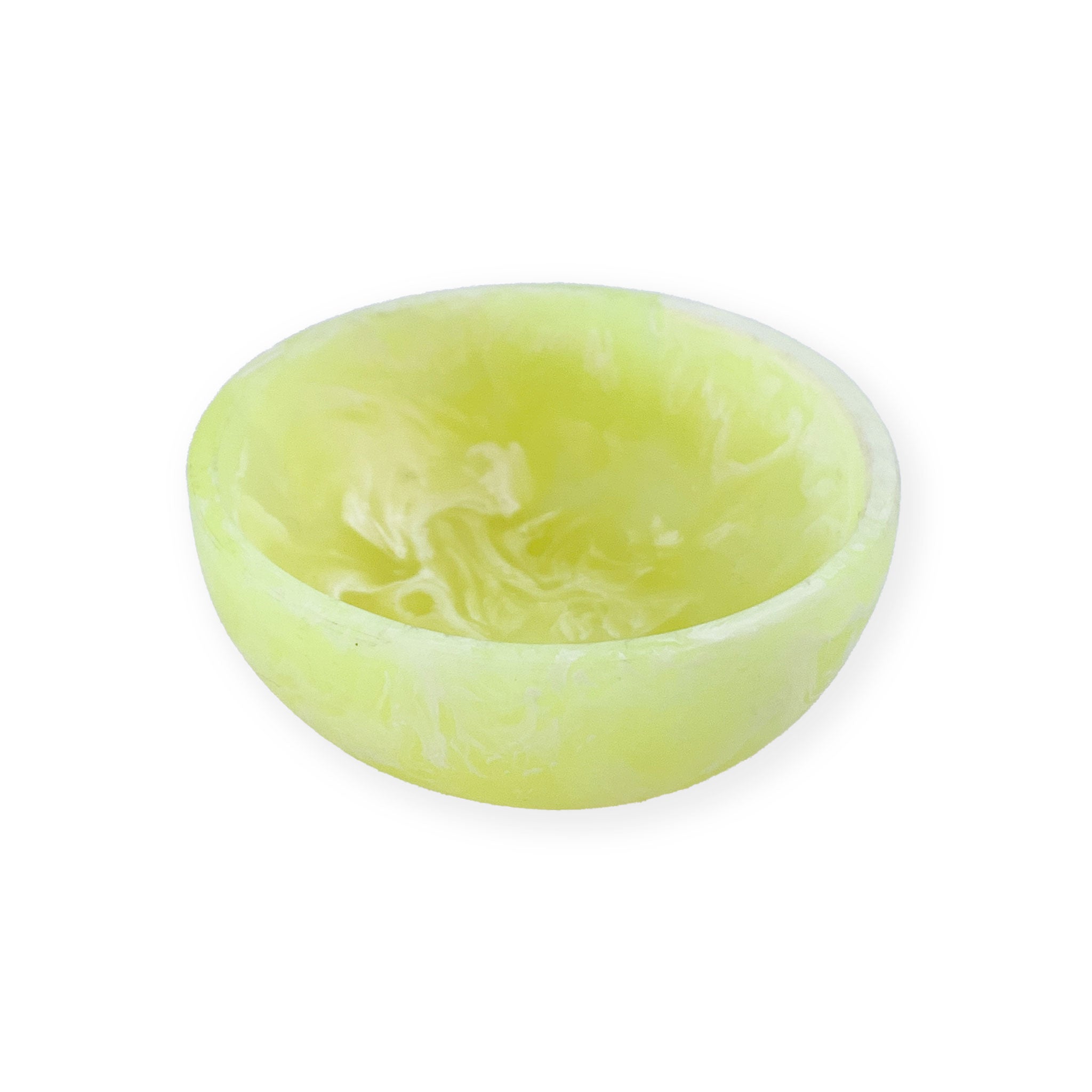 Swirl Resin Mini Bowls Lemon - Handmade Decorative Resin Bowls for Jewelry, Keys & Trinkets - Perfect for Home Decor, Gift Giving & Boho Style