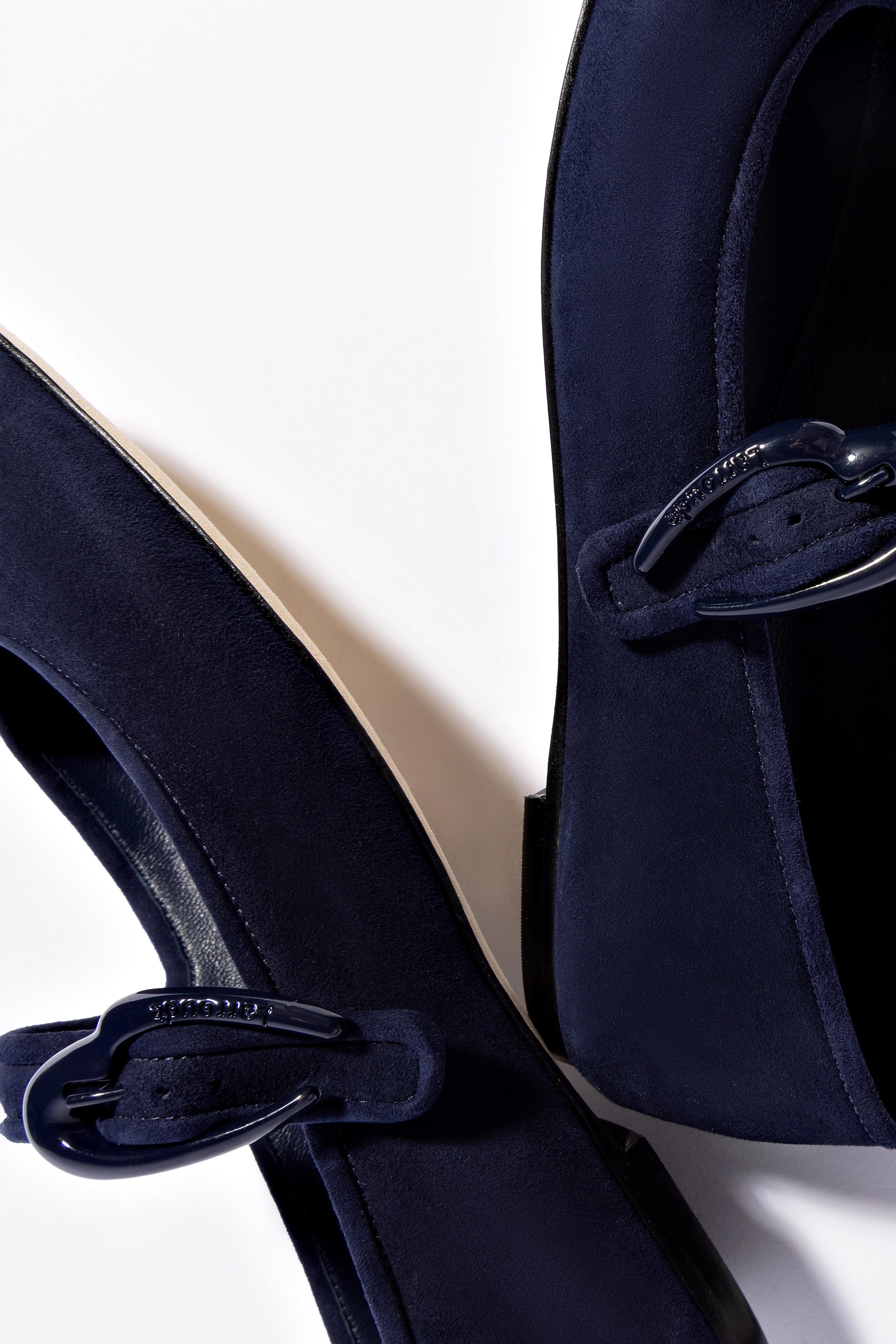 Verona Navy Suede Ballet Flats for Women - Comfortable & Stylish Shoes for Work, Casual Wear & Dance