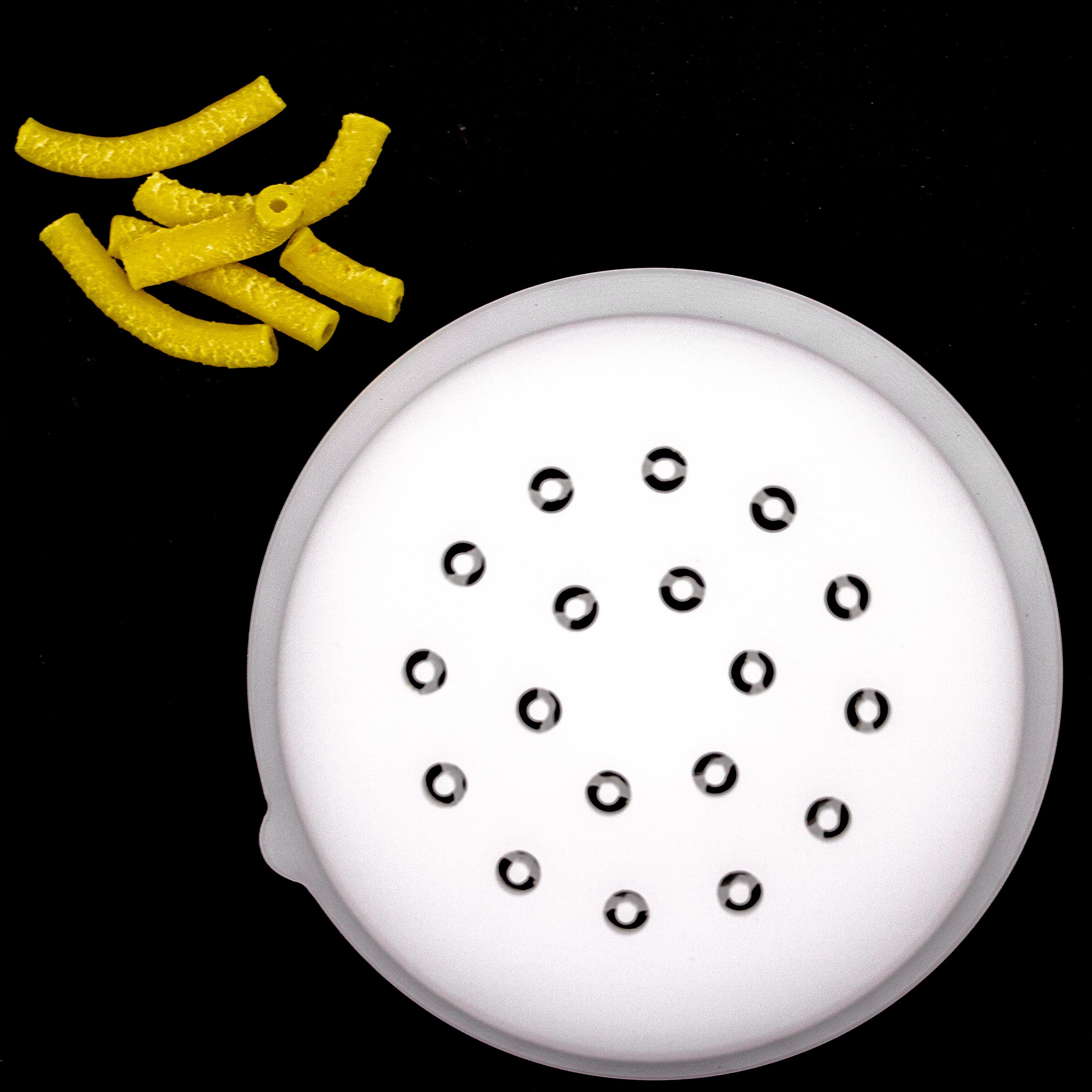 Bucatini Pasta Discs 4mm for Philips Automatic Pasta Maker | Compatible with Philips Pasta Machine Attachments | Durable Kitchen Appliance Accessories | Perfect for Homemade Italian Noodles & Family Cooking