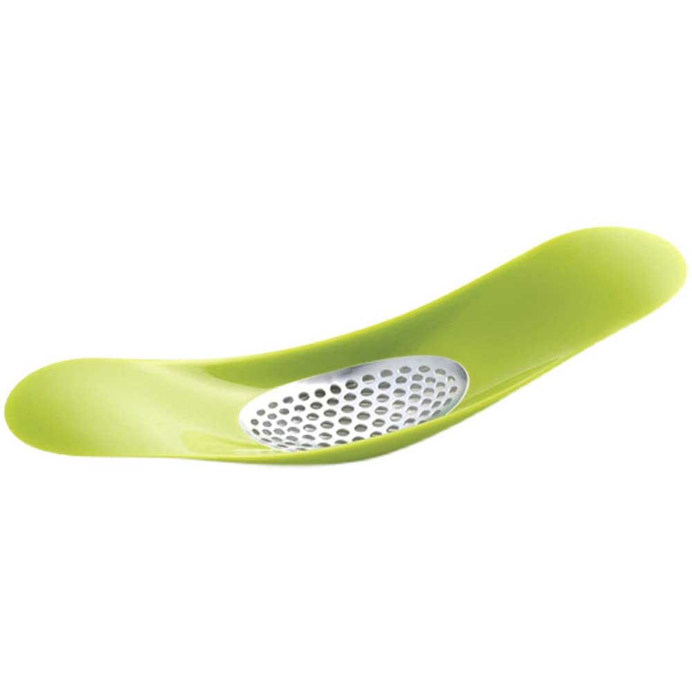 Premium Stainless Steel Garlic Press - Heavy Duty Manual Garlic Crusher & Mincer with Fine Mesh - Perfect for Garlic, Ginger & Herbs - Ideal Kitchen Tool for Cooking, Baking & Meal Prep - Lightweight & Easy to Clean - Great Housewarming Gift for Home Chefs