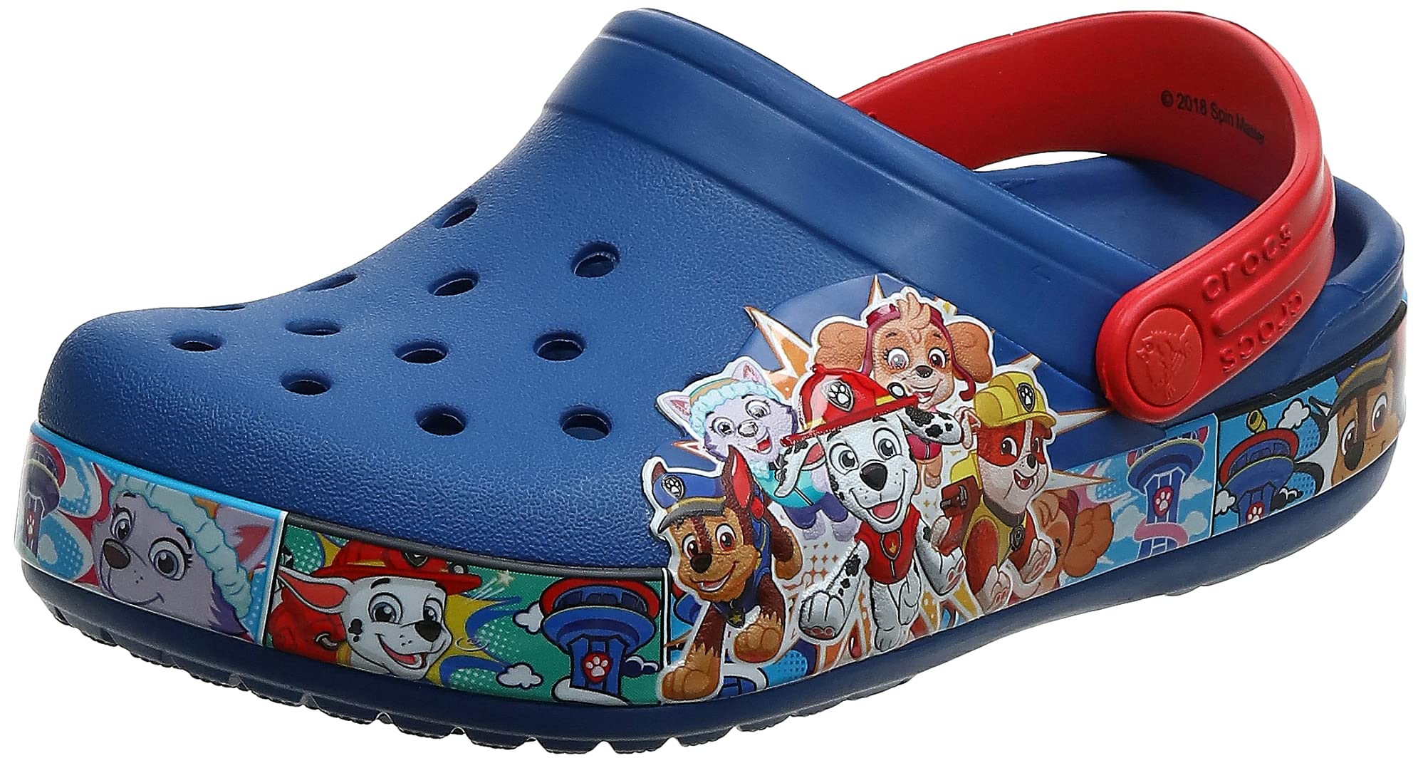 Crocs Unisex Kids' Paw Patrol Clogs - Lightweight & Comfortable Water Shoes for Boys & Girls - Perfect for Beach, Pool, Playground & Everyday Wear