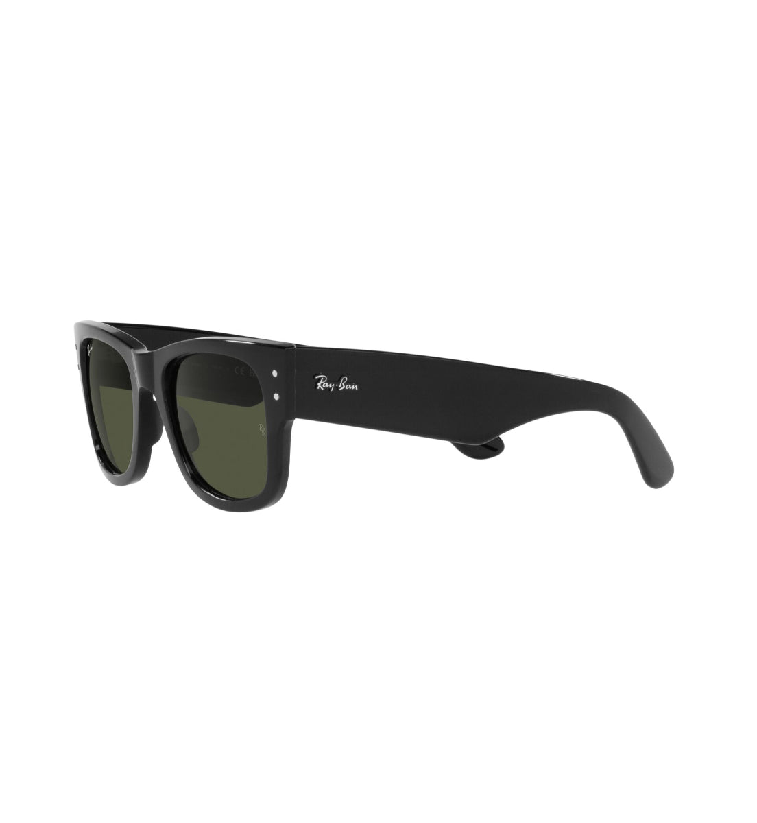 Ray Ban Mega Wayfarer Sunglasses - Classic Black Frame with UV Protection - Perfect for Outdoor Activities, Driving & Fashion