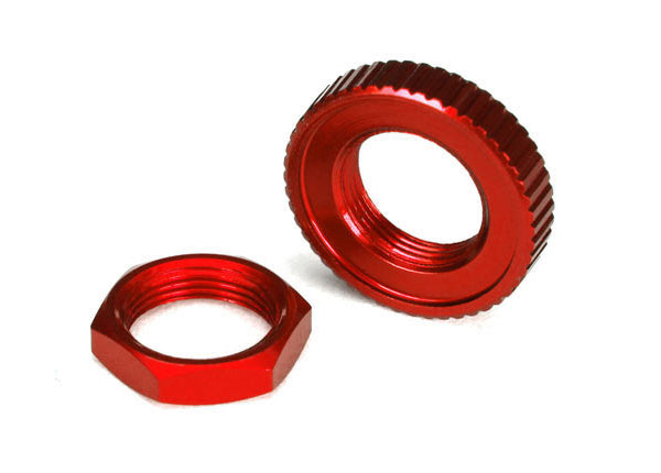 High-Quality Aluminum Servo Saver Nuts - Red (4-Pack) - Durable RC Car Parts for Smooth Steering Control - Perfect for RC Cars, Trucks, and Off-Road Vehicles