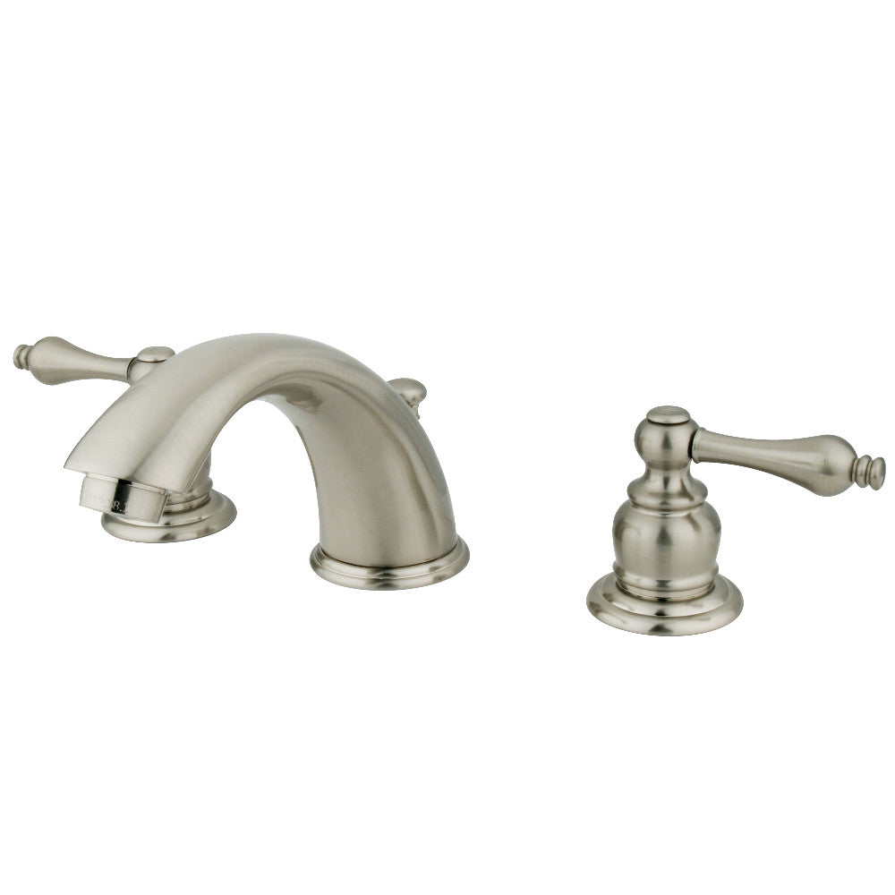 Kingston Brass GKB978AL Widespread Bathroom Faucet - Modern 8 Inch Centerset Bathroom Sink Faucet with High Arc Spout for Vanity, Powder Room & Guest Bathroom