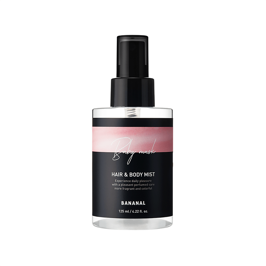 BANANAL Perfumed Hair & Body Mist - Baby Musk Scent (125mL) | Lightweight Fragrance for Women & Girls | Perfect for Daily Use, Travel & Gifting