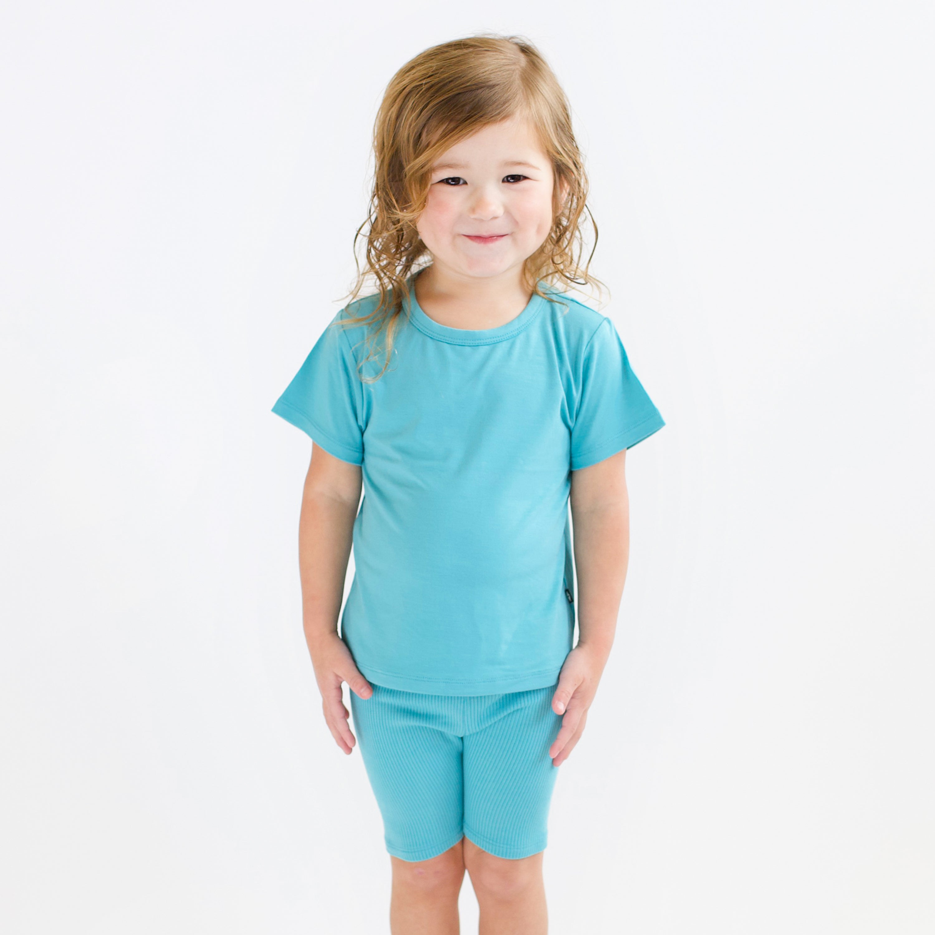 Ribbed Toddler Biker Shorts - Soft Stretchy Baby Bike Shorts for Girls & Boys | Perfect for Playtime, Daycare & Outdoor Activities