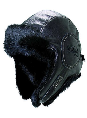 Woolrich Genuine Leather Fur Aviator Pilot Hat for Men & Women - Winter Warm Flying Cap for Outdoor Activities, Travel & Aviation Enthusiasts