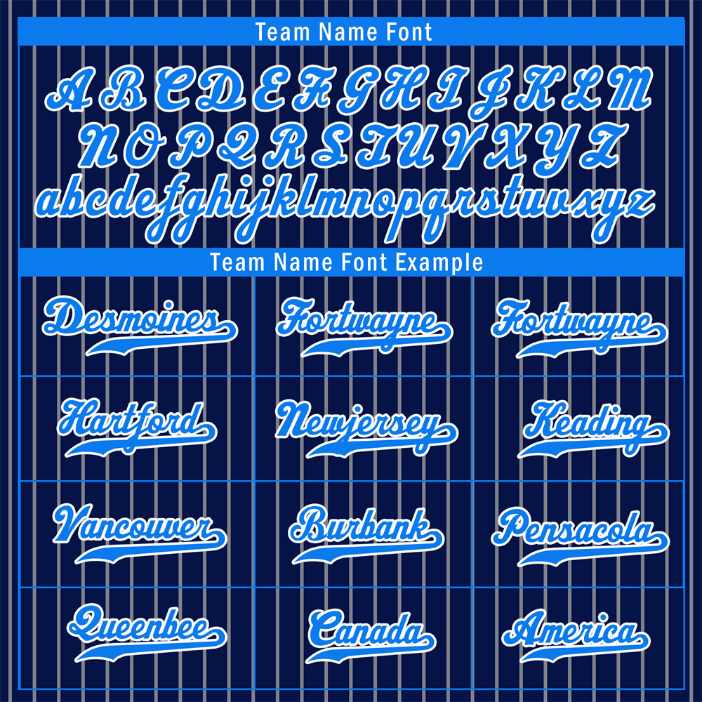 Custom Blue Stripe Fashion Aqua Authentic Baseball Jersey - High Quality Breathable Sports Jersey for Baseball, Softball & Casual Wear - Perfect for Games, Practice & Fan Apparel