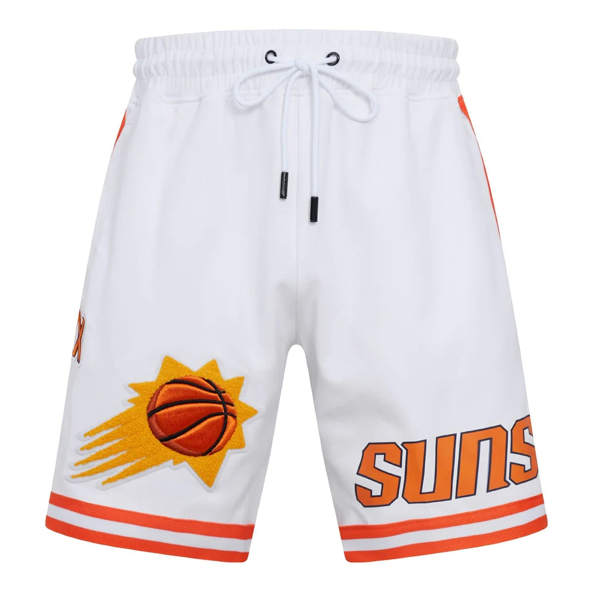 Pro Standard Phoenix Suns Logo Pro Team Basketball Shorts for Men - White (BPS351939) | Perfect for NBA Games, Workouts & Casual Wear