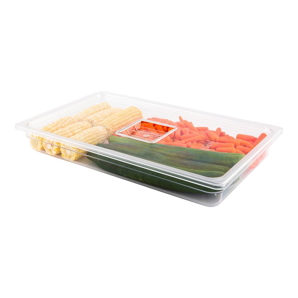 Met Lux Lid for Full Size Food Pans - 10 Freezer-Safe Commercial Food Storage Container Lids (Containers Sold Separately) - Durable Restaurant & Kitchen Supplies for Cafeterias, Catering & Food Service