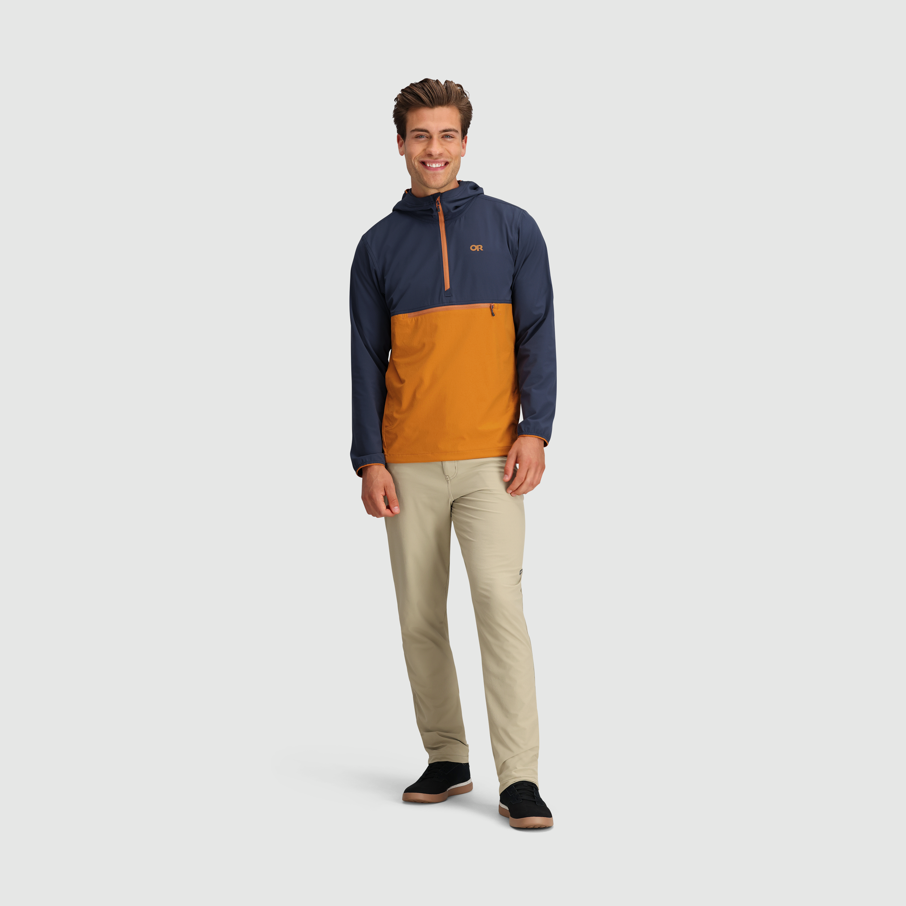 Men's Ferrosi Anorak Jacket - Lightweight Waterproof Windbreaker for Hiking & Outdoor Adventures