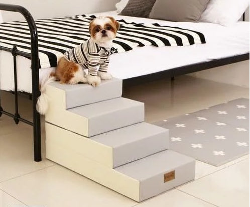 D Fang Pet Play Step - Interactive Dog Stairs for Small & Medium Breeds - Perfect for Beds, Couches & Cars - Safe & Durable Pet Steps for Easy Climbing