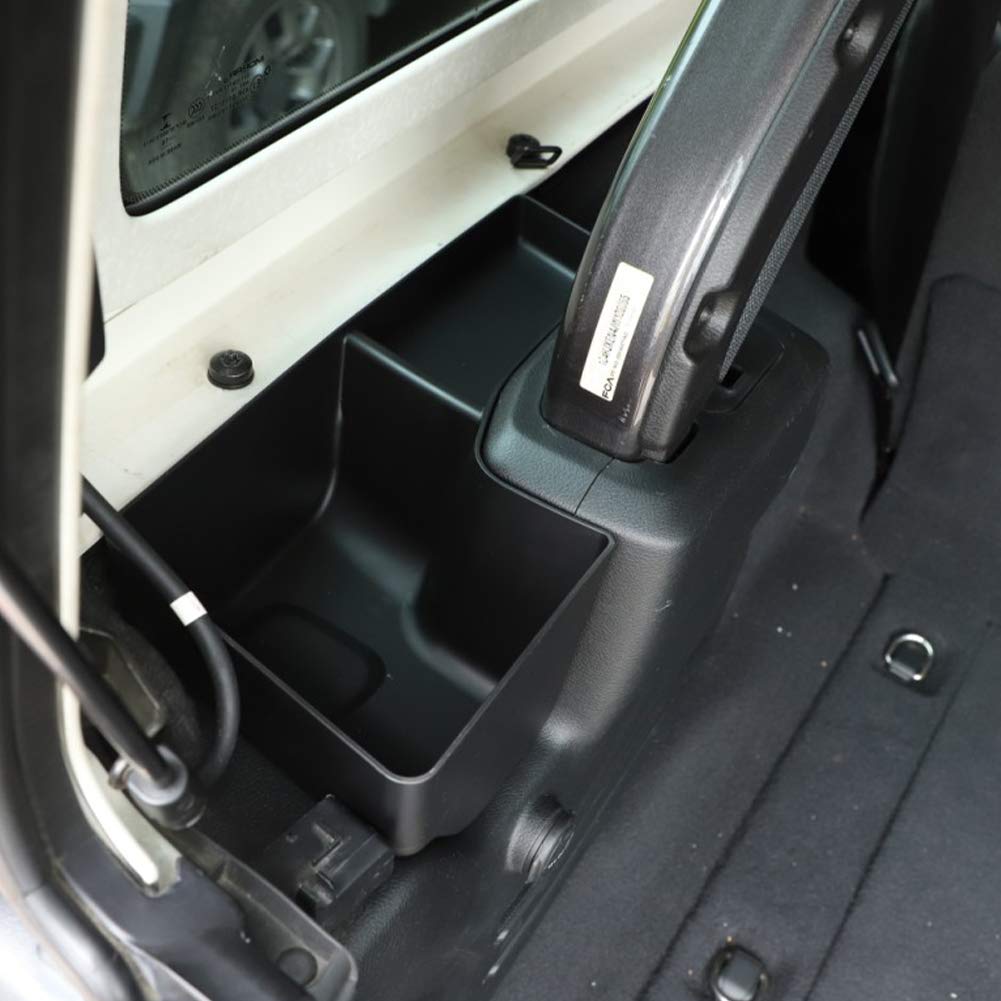 Jeep Wrangler JL JLU 2018-2021 Trunk Organizer & Cargo Storage Bin - Rear Wheel Well Side Tray for Car Interior Accessories | Perfect for Road Trips & Outdoor Adventures