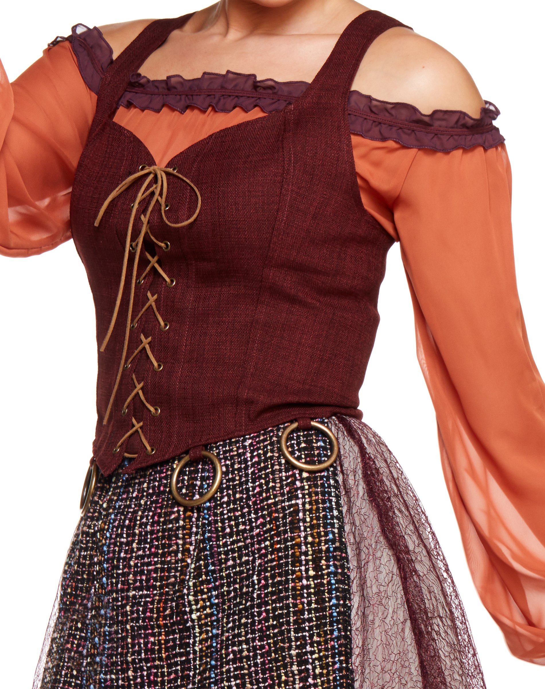 Hocus Pocus Mary Sanderson Costume - Adult Witch Cosplay for Halloween Parties