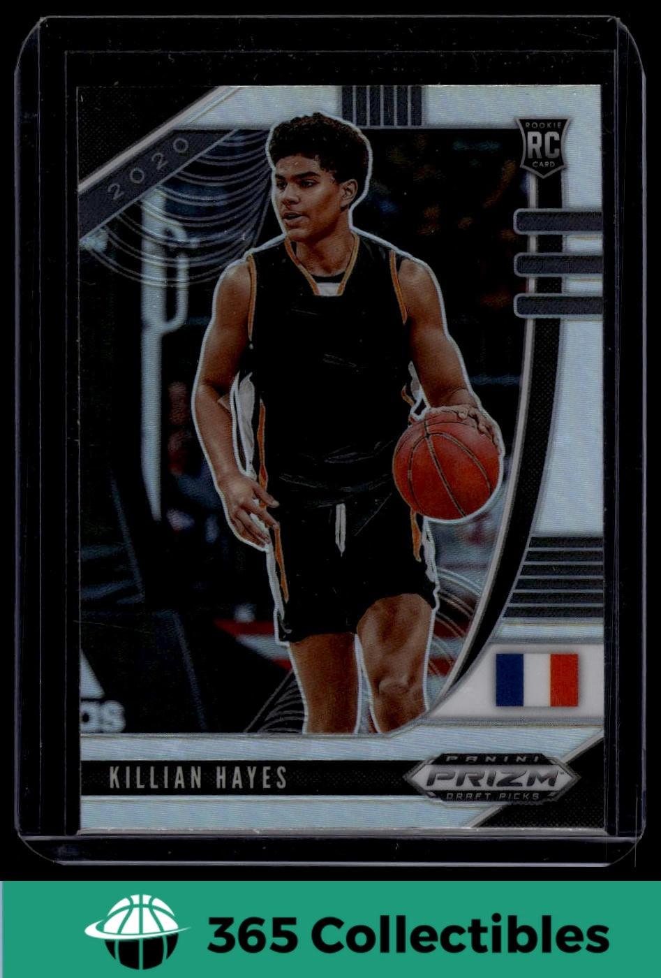 2020 Panini Prizm Draft Picks Collegiate Killian Hayes Green #12 Basketball Card - ULM Rookie Collectible for NBA Fans & Sports Memorabilia Enthusiasts