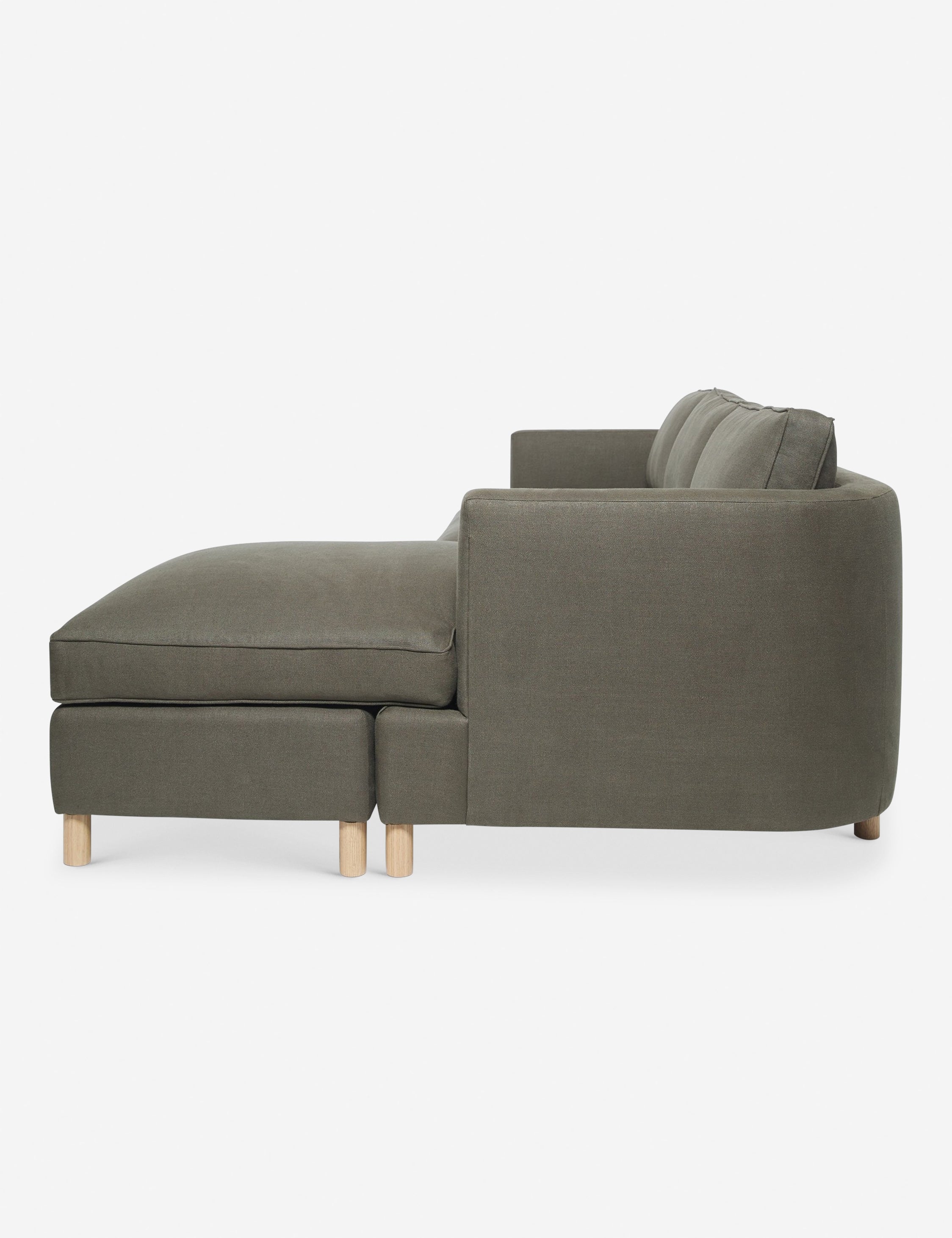 Belton Sectional Sofa by Ginny Macdonald - Modern L-Shaped Couch with Reversible Chaise for Living Room, Family Room & Home Theater