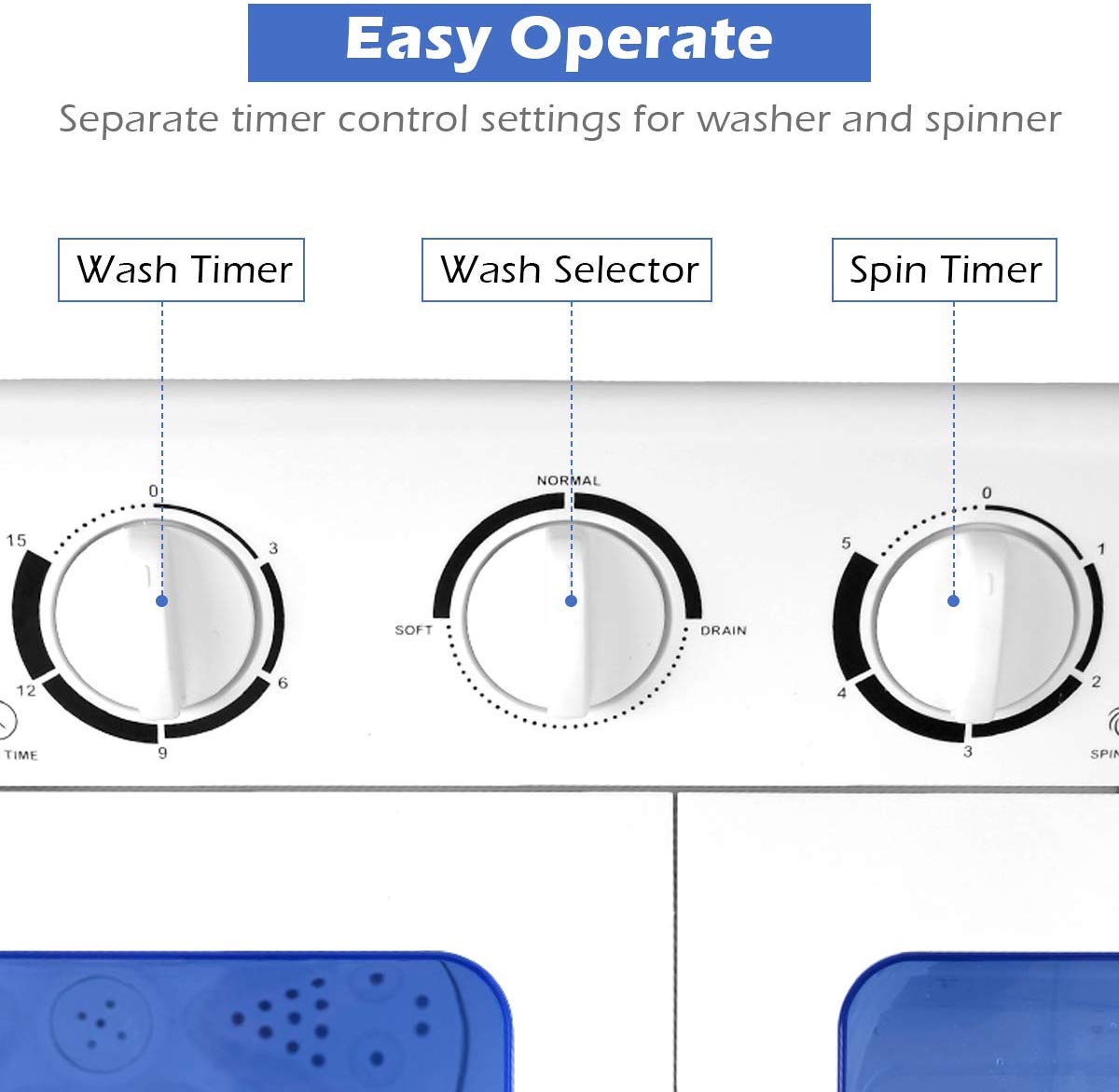 GO-06690OE Washing Machine - High Efficiency Laundry Appliance for Home Use | Perfect for Apartments, Small Spaces & Energy Saving Needs