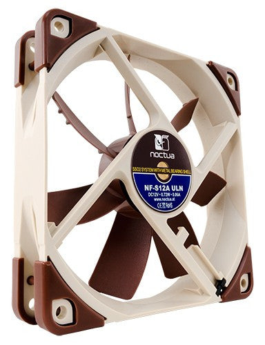 Noctua NF-S12A ULN 120mm Premium Quiet Cooling Fan - Ultra Low Noise, High Airflow for PC, Gaming Rig, and Workstation Cooling
