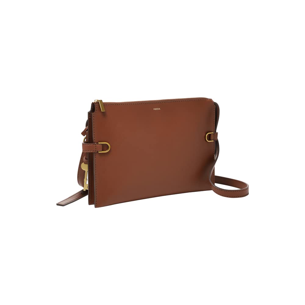 Fossil Women's Kier Vegan Leather Crossbody Purse - Stylish Cactus Print Handbag for Everyday Use, Work & Travel