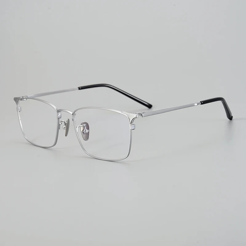 Aimee Unisex Full Rim Square Titanium Eyeglasses 942961 - Lightweight Durable Frame for Men & Women - Perfect for Reading, Work, and Everyday Fashion