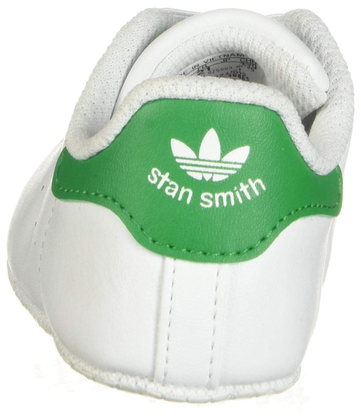 Adidas Originals Baby Boys Stan Smith Crib Shoes - Classic White Sneakers for Toddlers & Infants - Perfect for First Steps, Playtime & Casual Outings