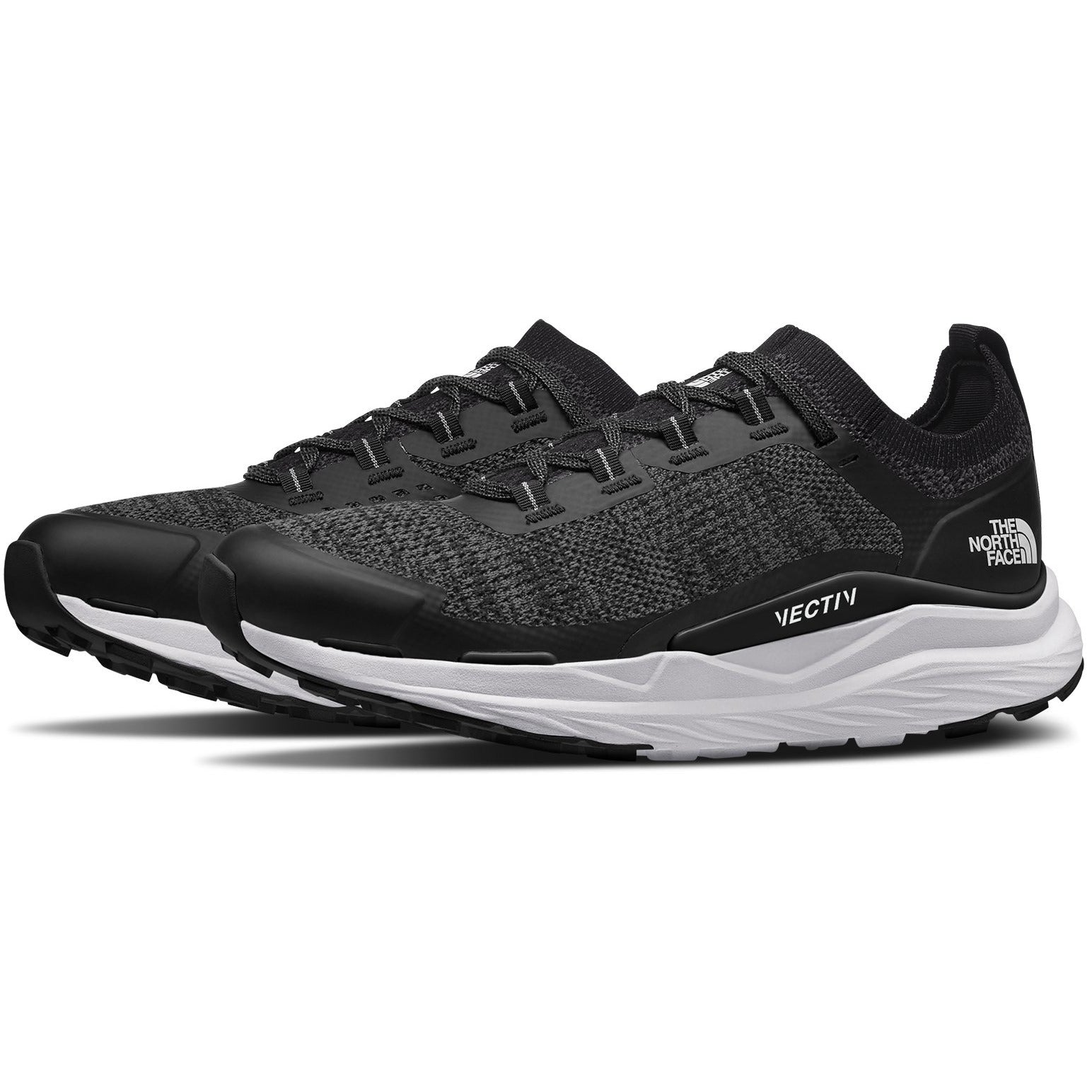 The North Face Women's Vectiv Escape Trail Running Shoes - Black Micro Chip Grey | Lightweight Hiking & Outdoor Adventure Footwear for Women