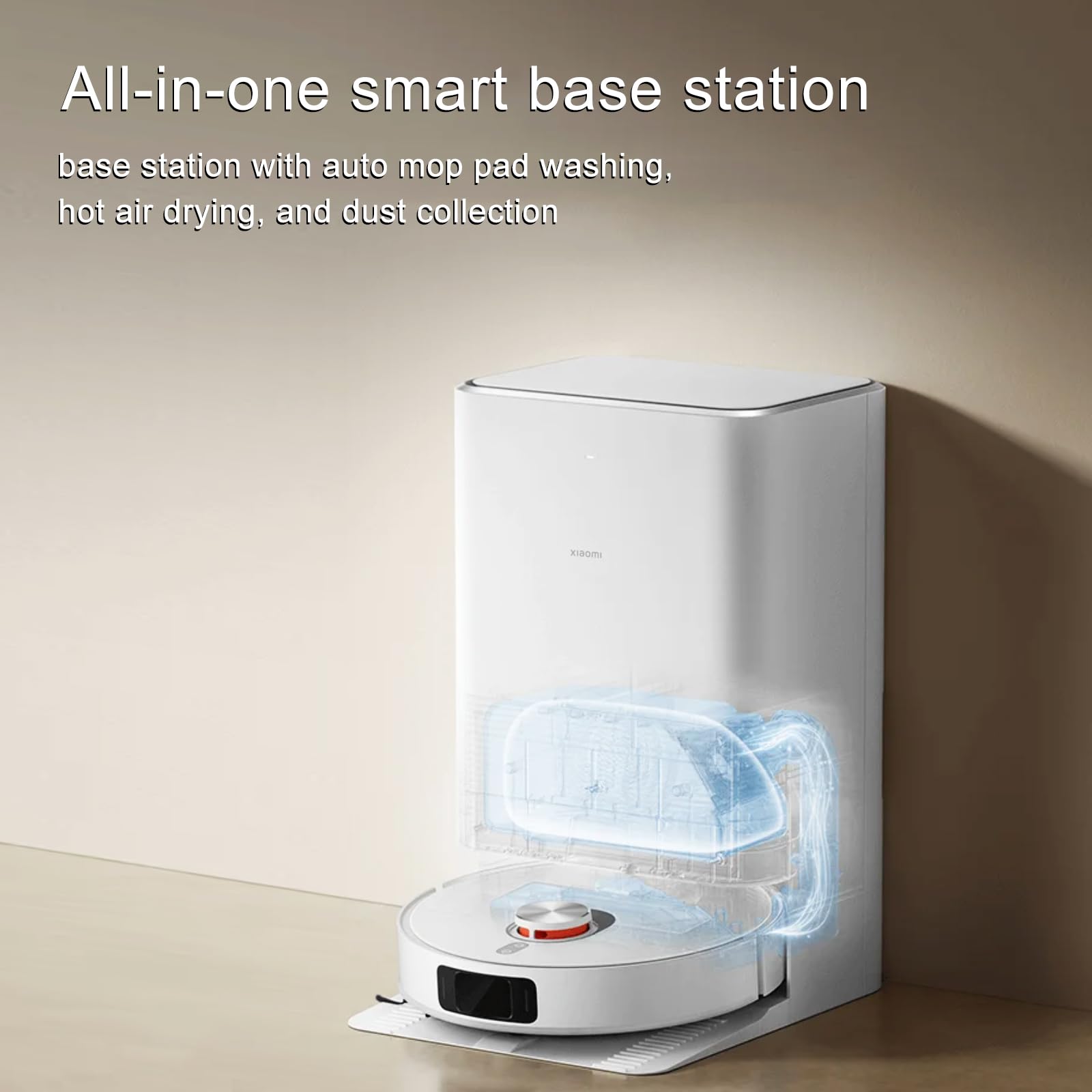 Xiaomi Robot Vacuum X20 Pro - 7000Pa Strong Suction, Self-Emptying & Auto Mop Cleaning with All-in-One Station, 160 Min Runtime, Smart App Control - Ideal for Hardwood Floors, Pet Hair & Large Homes Cleaning