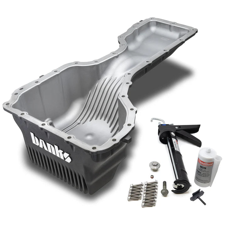 20-24 Chevy/GMC 2500/3500 CoolRunner Oil Pan for 6.6L Diesel L5P - Heavy Duty Replacement Part for Off-Road & Towing Applications