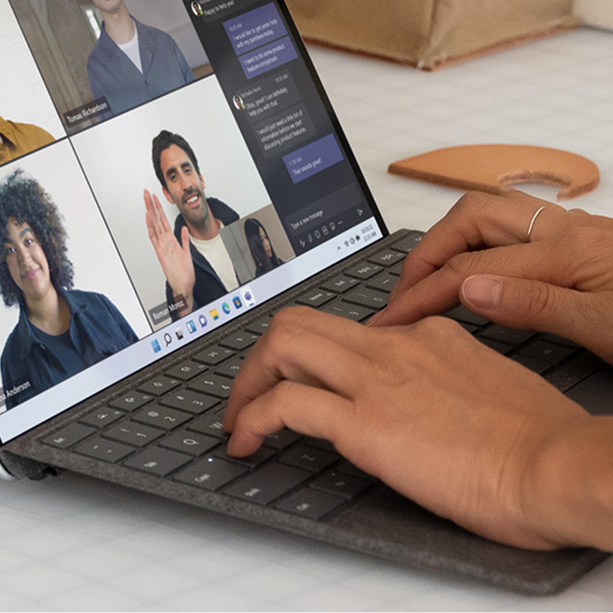 Microsoft Surface Pro Keyboard with Slim Pen - Platinum | Ultra-Slim Design for Surface Pro | Perfect for Work, Travel & Productivity