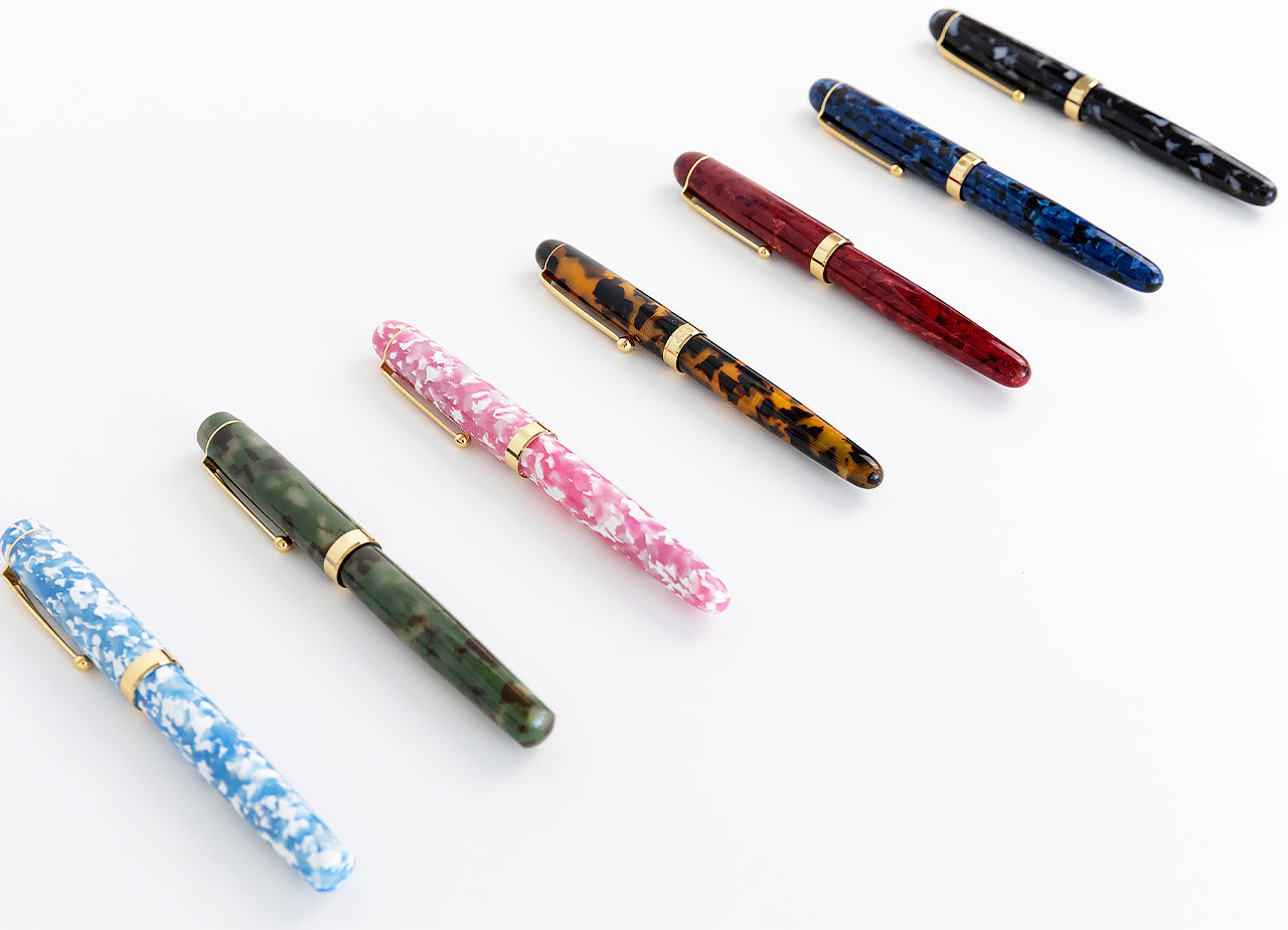 Premium Japanese Handmade Fountain Pen with Fine Nib - Cherry Blossom Design | Elegant Writing Instrument for Calligraphy, Journaling & Gift Giving