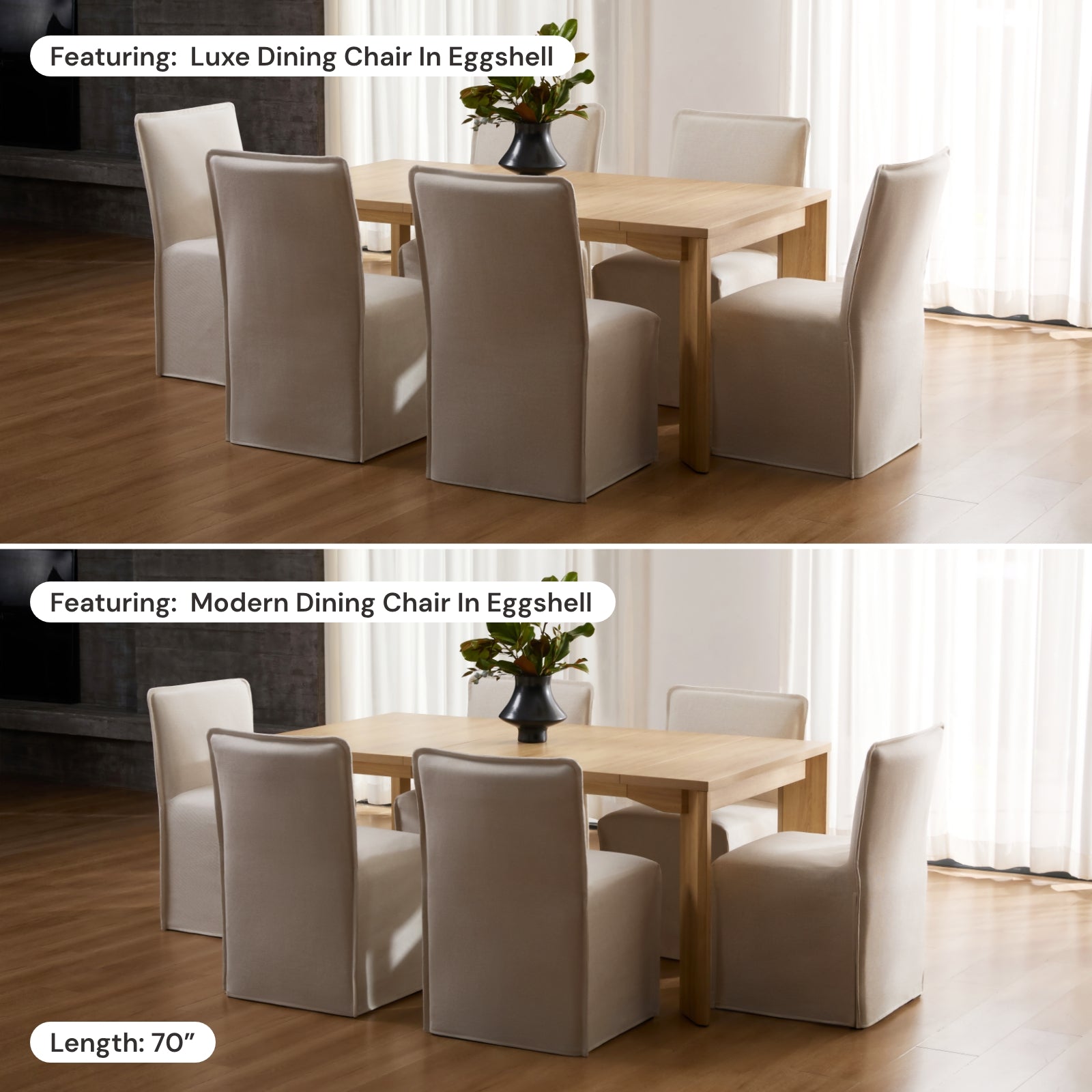 Extendable Oak Flex Dining Table - Expandable for Small Spaces & Entertaining | Perfect for Apartments, Kitchens & Family Gatherings