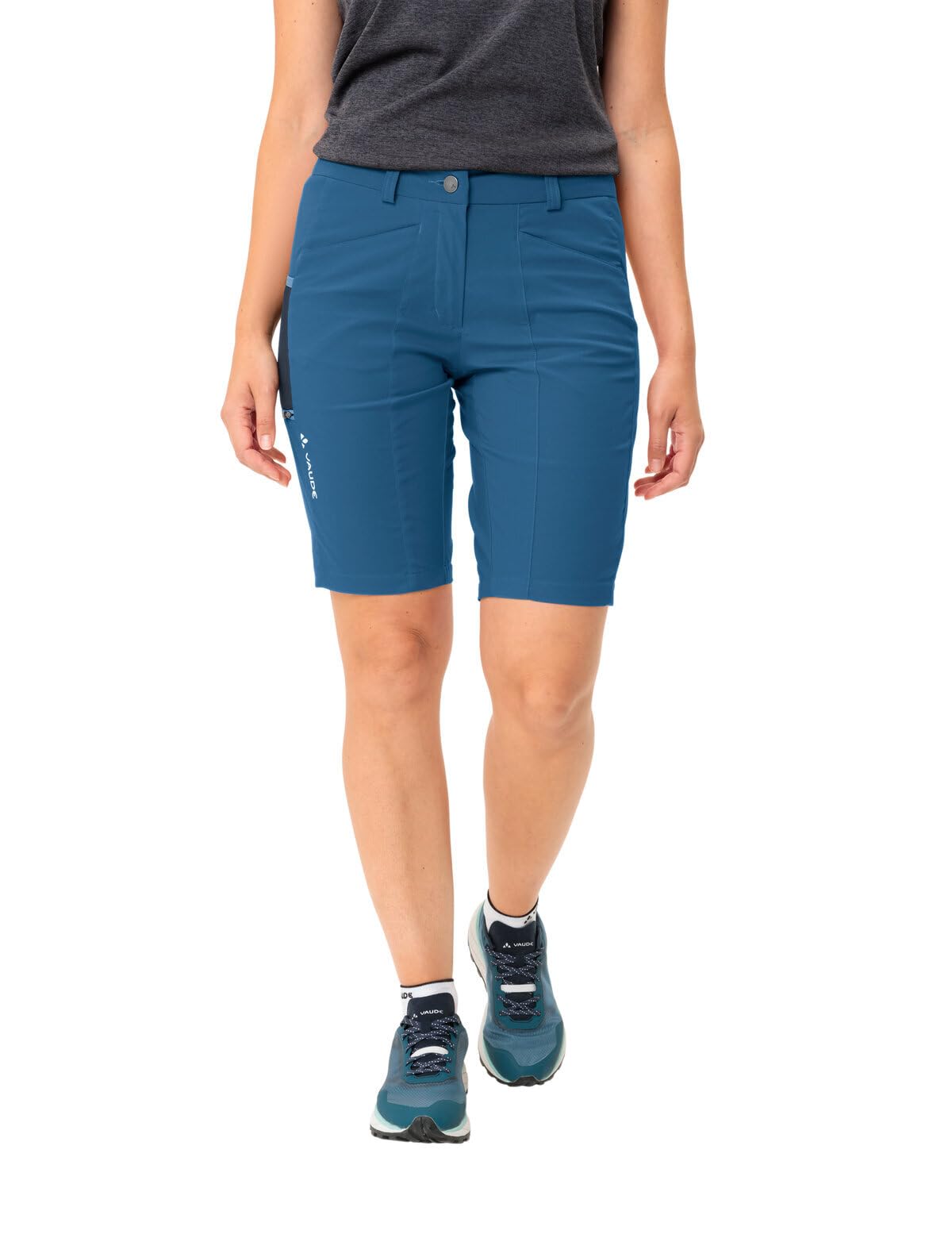 VAUDE Women's Elope Bermuda Shorts - Comfortable Hiking & Travel Shorts for Outdoor Adventures