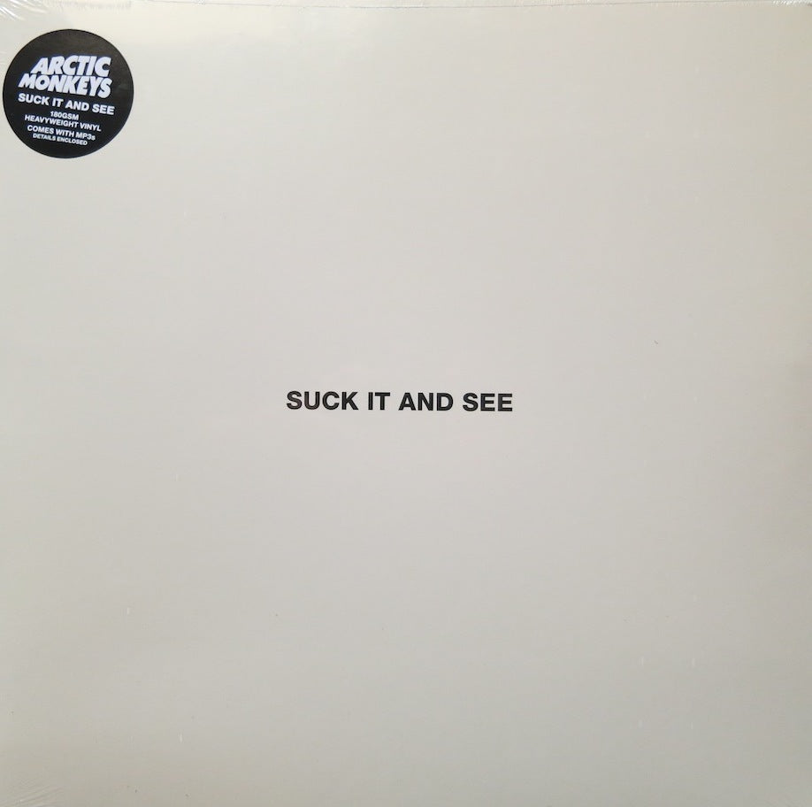 ARCTIC MONKEYS 'Suck It And See' 180g Vinyl LP Record - Limited Edition Rock Music Album for Audiophiles & Collectors - Perfect for Home Listening & Vinyl Collection Displays