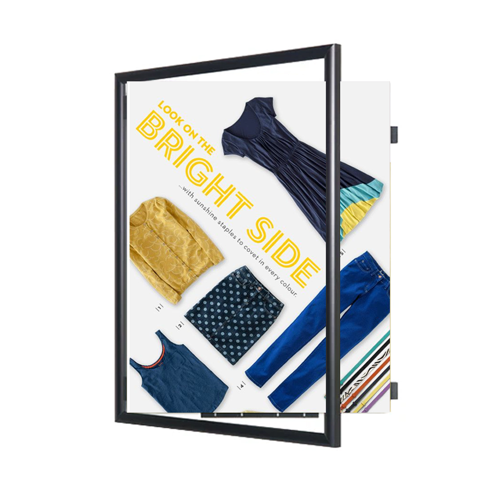 12x12 Poster Frame - SwingFrame Wide Face Display for Art, Photos & Posters - Perfect for Home, Office & Gallery Decor