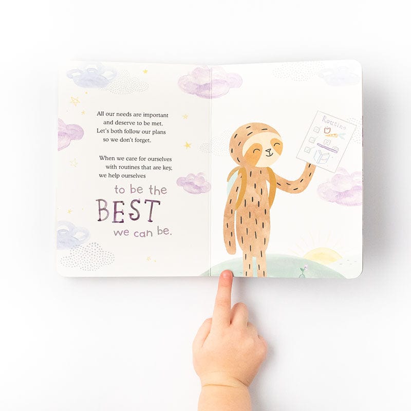 Sloth's Daily Plan Board Book - Fun & Educational Toddler Activity Book for Daily Routines - Perfect for Preschool Learning & Bedtime Stories