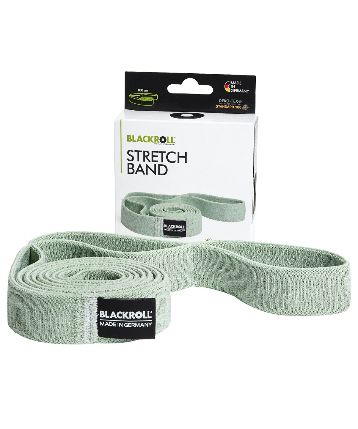 Premium Elastic Resistance Bands - Balanced Green for Home Workouts, Yoga, Pilates & Physical Therapy - High Quality Stretch Bands for Fitness Training & Muscle Recovery