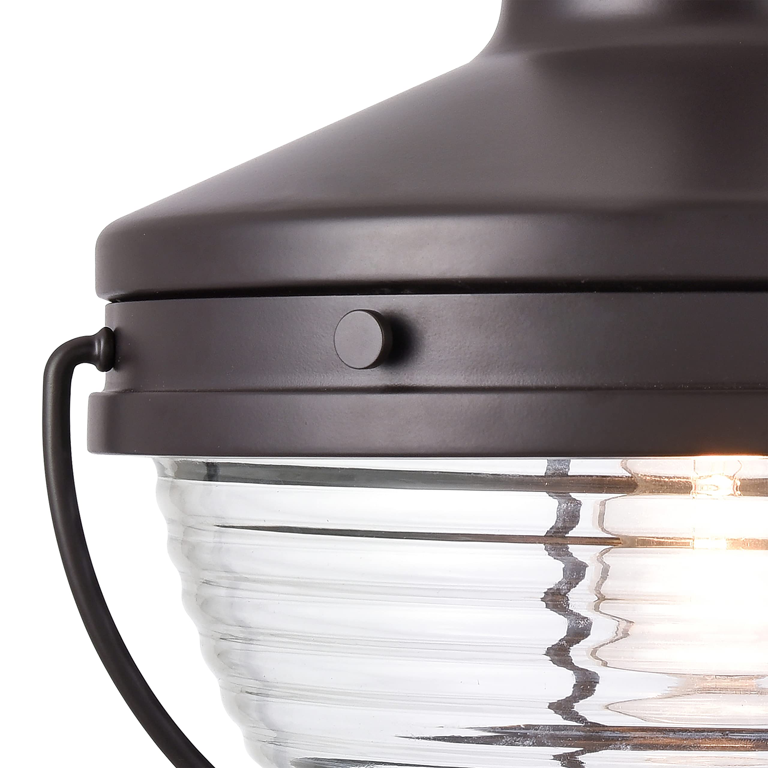 Elk Home Eastport 1-Light Outdoor Wall Sconce - Weatherproof Exterior Lighting for Porch, Patio, Garage & Entryway
