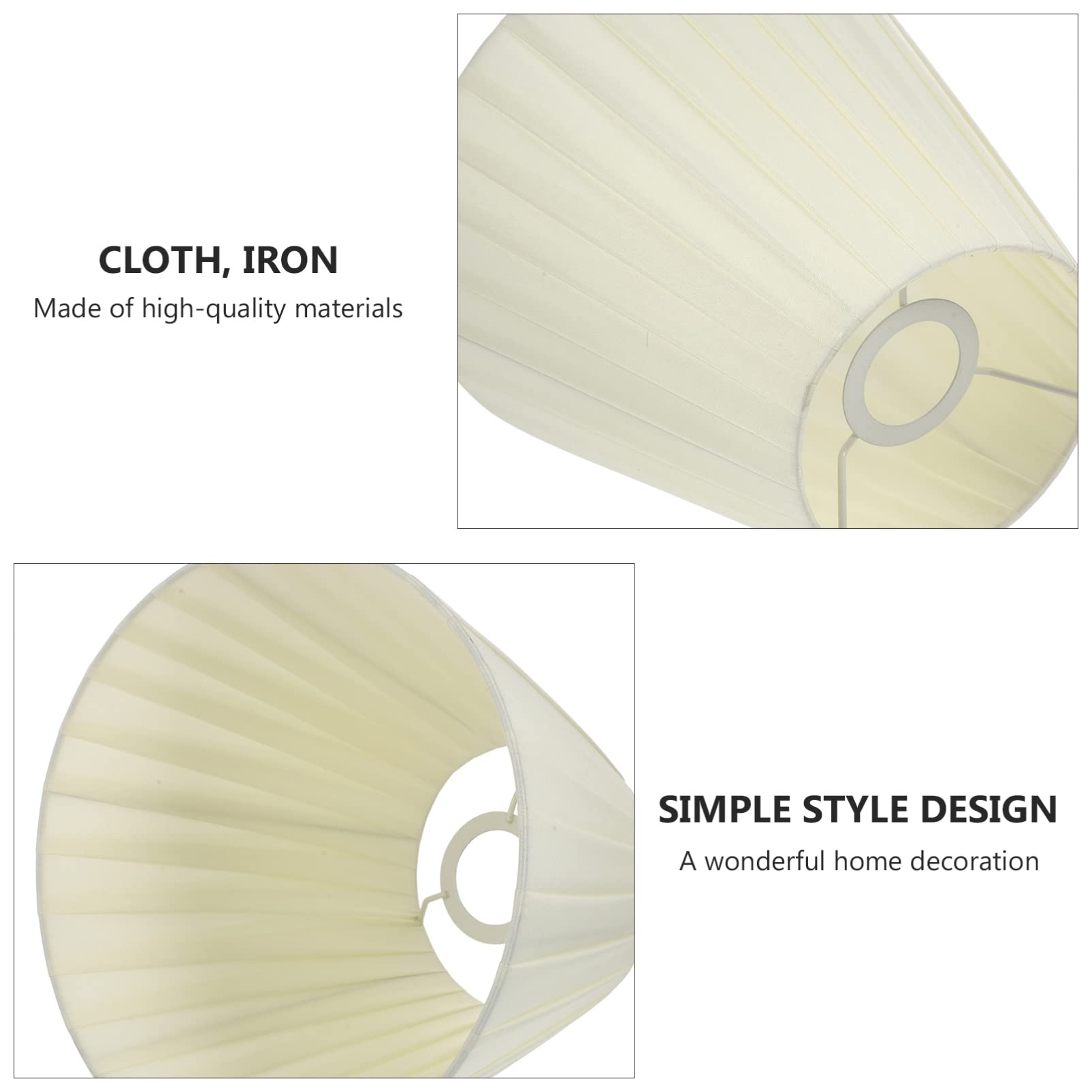 1pc Stylish Lampshade - Modern Light Accessory for Table & Desk Lamps - Home Decor Lighting Upgrade for Bedroom, Living Room & Office Spaces