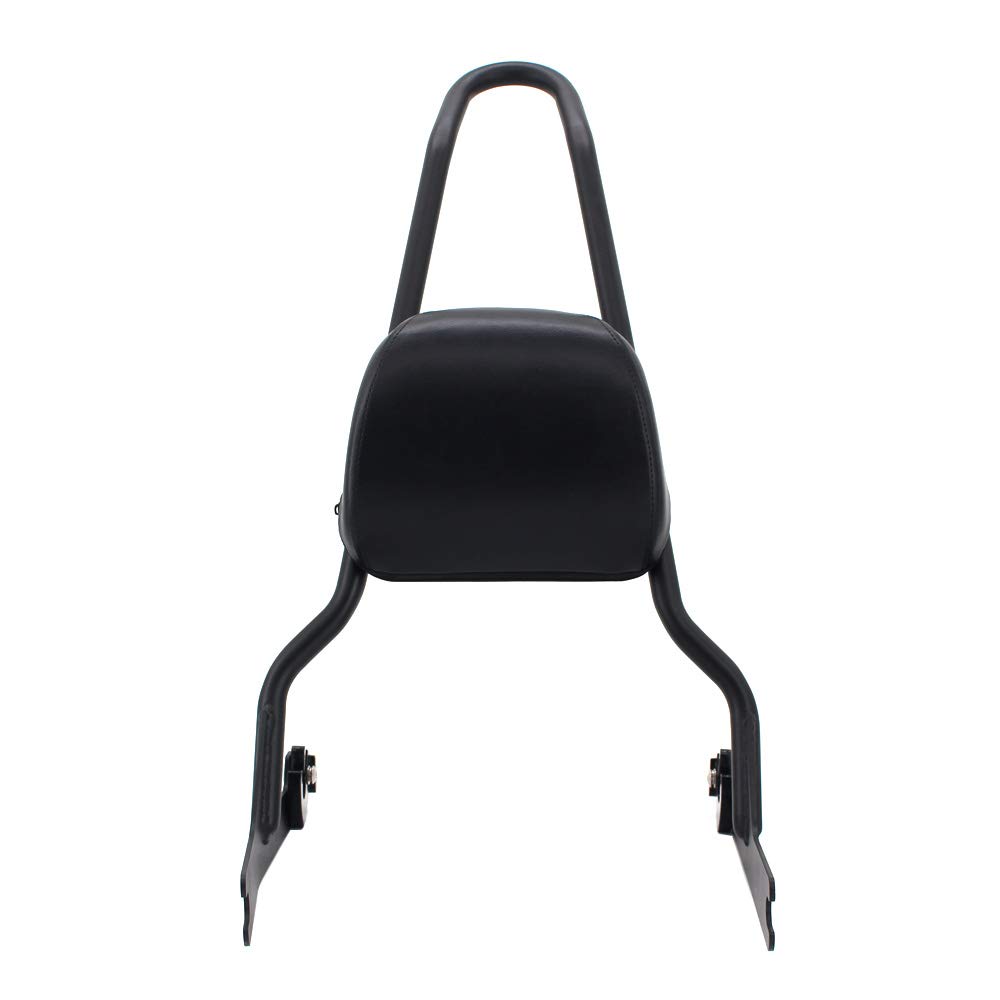 GUAIMI Luggage Rack & Sissy Bar Backrest Cushion Pad for Harley Fatboy FLSTF Softail CVO Custom FXSTC - Comfortable Passenger Seat Support for Long Rides & Motorcycle Travel