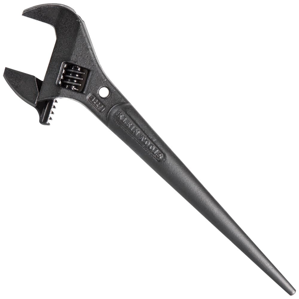 Klein Tools 3227 Adjustable Wrench 10-Inch for Construction & Plumbing